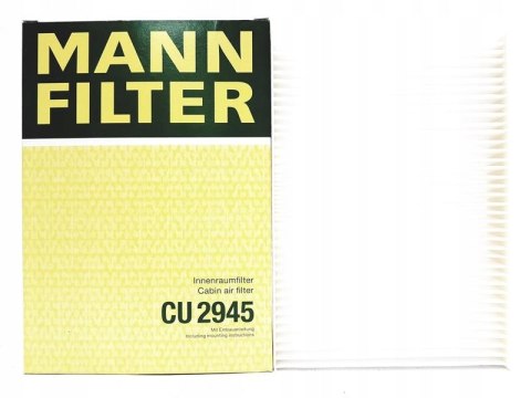 Filtr kabinowy MANN-FILTER CU 2945
