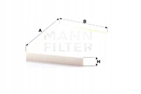 Filtr kabinowy MANN-FILTER CU 3461/1