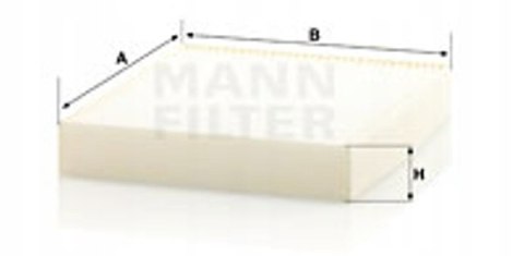 Mann-Filter CU 28 009 Filtr, wentylacja przestrzeni pasażerskiej