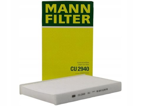 Mann-Filter CU 2940 Filtr, wentylacja przestrzeni pasażerskiej