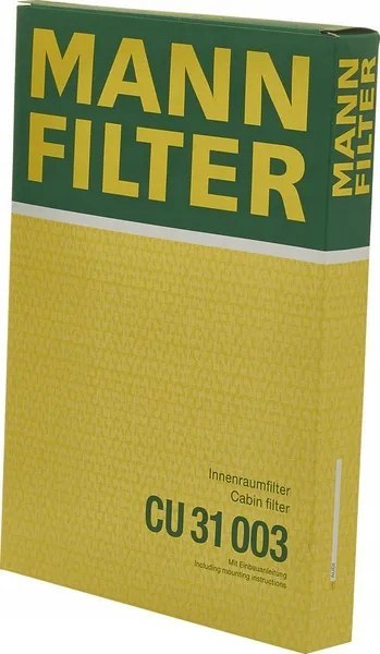 Mann-Filter CU 31 003 Filtr, wentylacja przestrzeni pasażerskiej