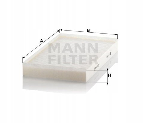 Mann-Filter CU 3540 Filtr, wentylacja przestrzeni pasażerskiej