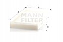 Mann-Filter CU 3540 Filtr, wentylacja przestrzeni pasażerskiej