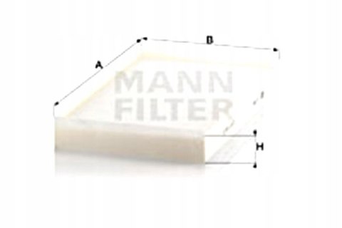 Mann-Filter CU 3540 Filtr, wentylacja przestrzeni pasażerskiej