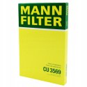 Mann-Filter CU 3569 Filtr, wentylacja przestrzeni pasażerskiej
