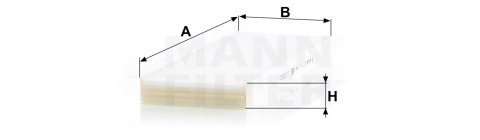 Mann-Filter CU 3649 Filtr, wentylacja przestrzeni pasażerskiej