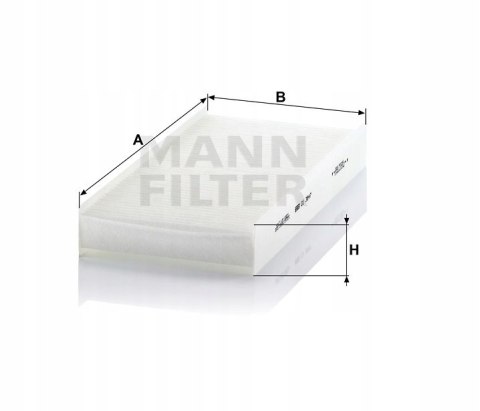 Mann-Filter CU 3847 Filtr, wentylacja przestrzeni pasażerskiej