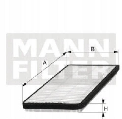 Mann-Filter CU 3855 Filtr, wentylacja przestrzeni pasażerskiej