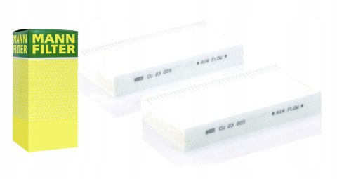 Mann-Filter CU 23 005-2 Filtr, wentylacja przestrzeni pasażerskiej