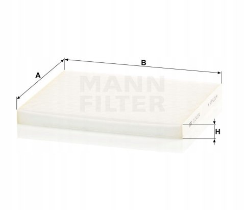 Mann-Filter CU 24 004 Filtr, wentylacja przestrzeni pasażerskiej