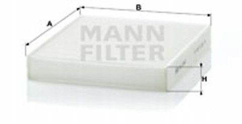 Mann-Filter CU 2440 Filtr, wentylacja przestrzeni pasażerskiej