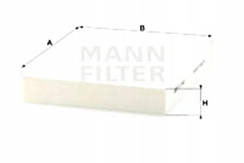 Mann-Filter CU 2442 Filtr, wentylacja przestrzeni pasażerskiej