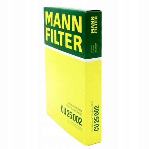 Mann-Filter CU 25 002 Filtr, wentylacja przestrzeni pasażerskiej