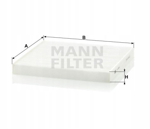 Mann-Filter CU 2544 Filtr, wentylacja przestrzeni pasażerskiej