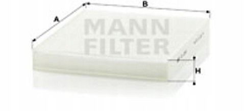 Mann-Filter CU 2545 Filtr, wentylacja przestrzeni pasażerskiej