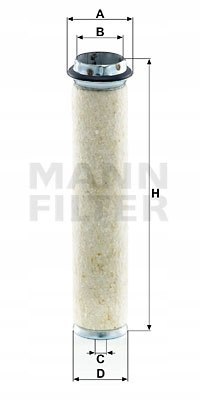 Mann-Filter CF 700 Filtr powietrza wtórnego