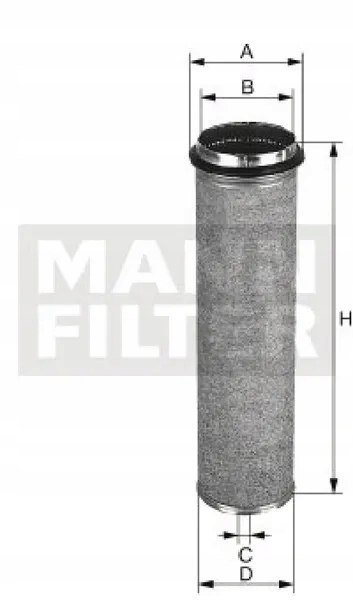 Mann-Filter CF 800 Filtr powietrza wtórnego