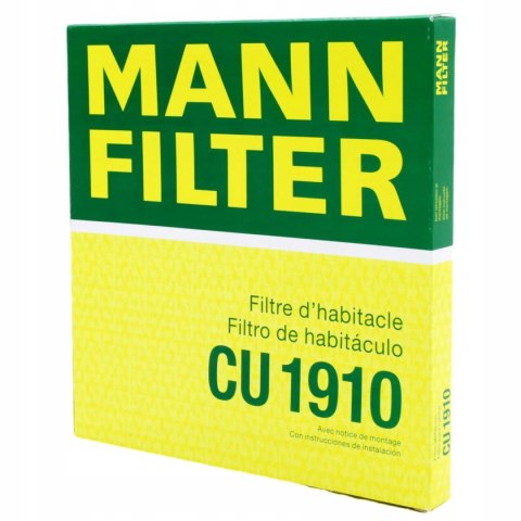 Mann-Filter CU 1910 Filtr, wentylacja przestrzeni pasażerskiej