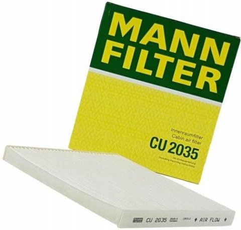 Mann-Filter CU 2035 Filtr, wentylacja przestrzeni pasażerskiej