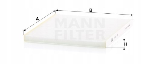 Mann-Filter CU 21 008 Filtr, wentylacja przestrzeni pasażerskiej