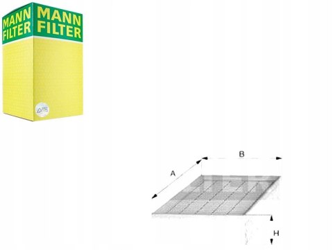Mann-Filter C 4371/1 Filtr powietrza