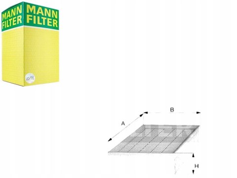 Mann-Filter C 4371/2 Filtr powietrza