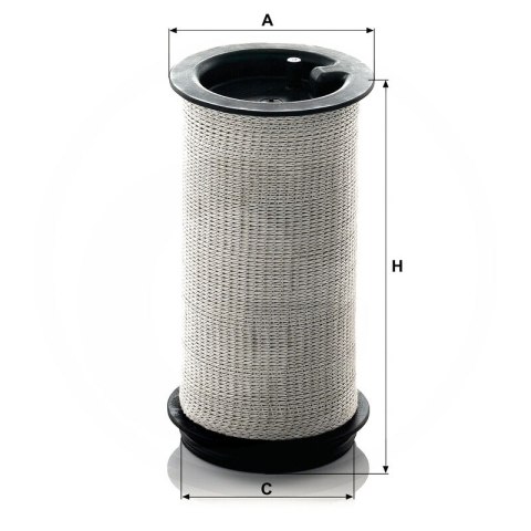 Mann-Filter C 716 x Filtr, odpowietrzenie komory korbowej