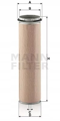 Mann-Filter CF 1300 Filtr powietrza wtórnego