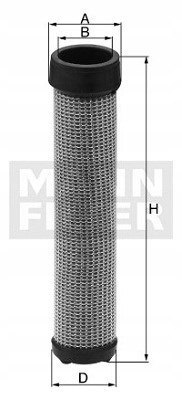Mann-Filter CF 1414 Filtr powietrza wtórnego