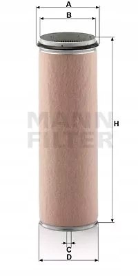Mann-Filter CF 1600 Filtr powietrza wtórnego