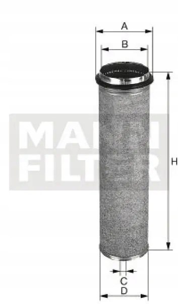 Mann-Filter CF 1600 Filtr powietrza wtórnego
