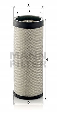 Mann-Filter CF 1800 Filtr powietrza wtórnego