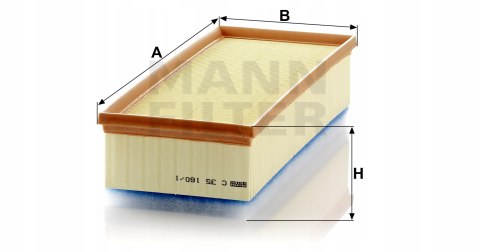 Mann-Filter C 35 160/1 Filtr powietrza