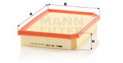 Mann-Filter C 28 034 Filtr powietrza