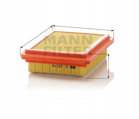Mann-Filter C 2074 Filtr powietrza