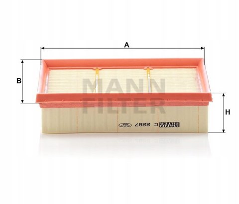 Mann-Filter C 2287 Filtr powietrza