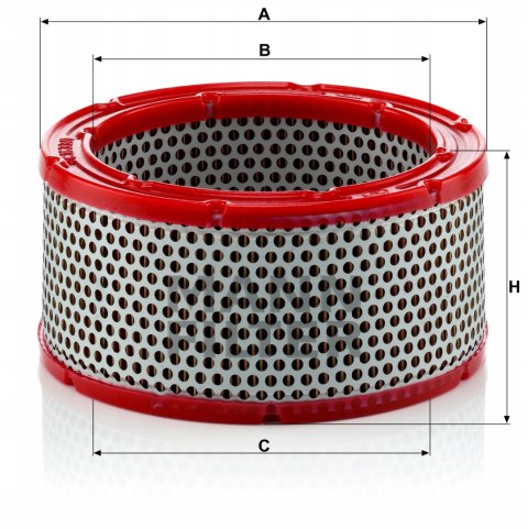 Mann-Filter C 1633/1 Filtr powietrza