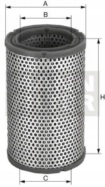 Mann-Filter C 1633/1 Filtr powietrza