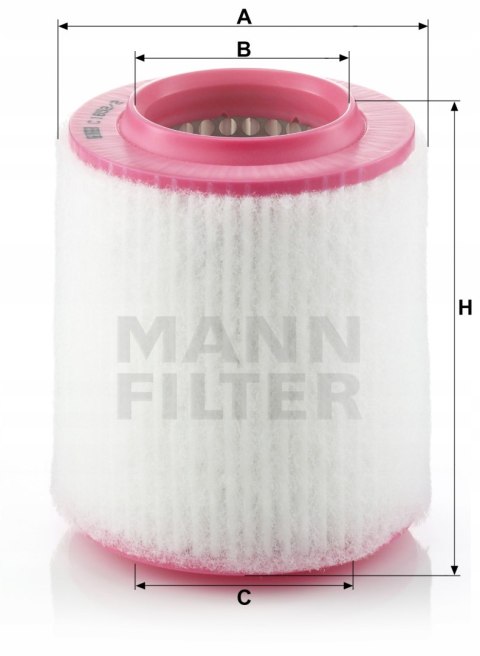 Mann-Filter C 1652/2 Filtr powietrza