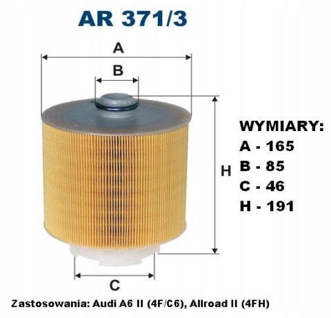 Mann-Filter C 17 137/1 x Filtr powietrza