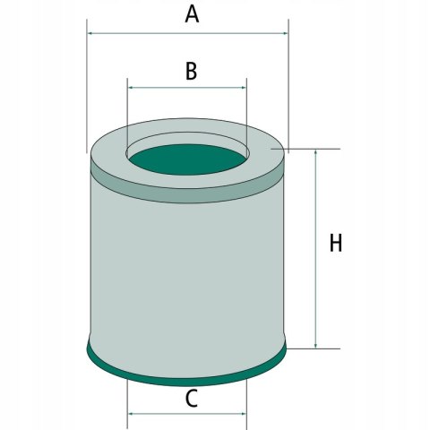 Filtr powietrza MANN-FILTER C 1337