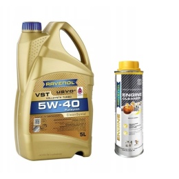 RAVENOL Turbo VST 5W-40 USVO® 5L + płukanka GRATIS!