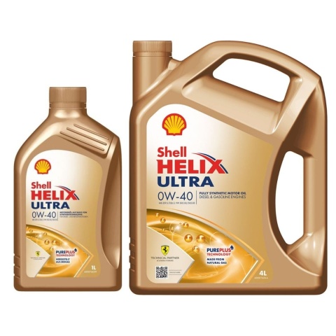 SHELL HELIX ULTRA 0W-40 5L - ZESTAW 4+1L