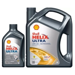 SHELL HELIX ULTRA 5W-30 5L - ZESTAW 4+1L