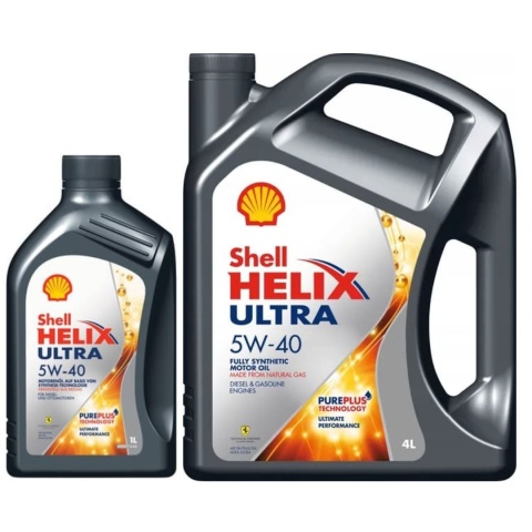 SHELL HELIX ULTRA 5W-40 5L - ZESTAW 4+1L
