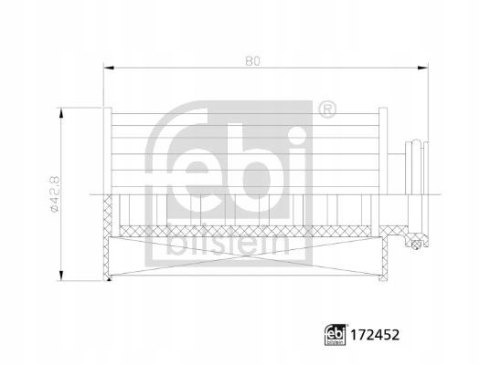 Febi Bilstein 172452 Filtr mocznikowy
