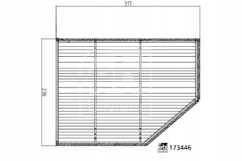 Febi Bilstein 173446 Filtr, wentylacja przestrzeni pasażerskiej