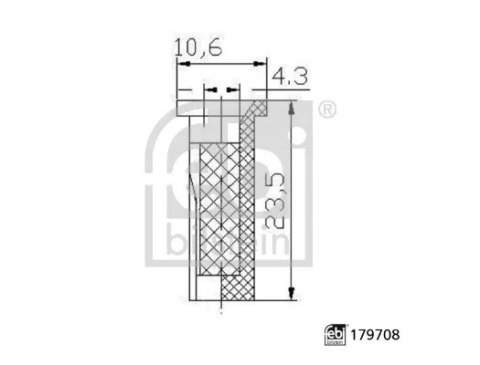 Febi Bilstein 179708 Filtr mocznikowy