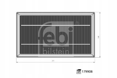 Febi Bilstein 179908 Filtr powietrza