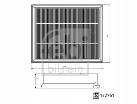 Febi Bilstein 172761 Filtr powietrza